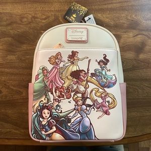 NWT Lounge fly Disney Princess Backpack